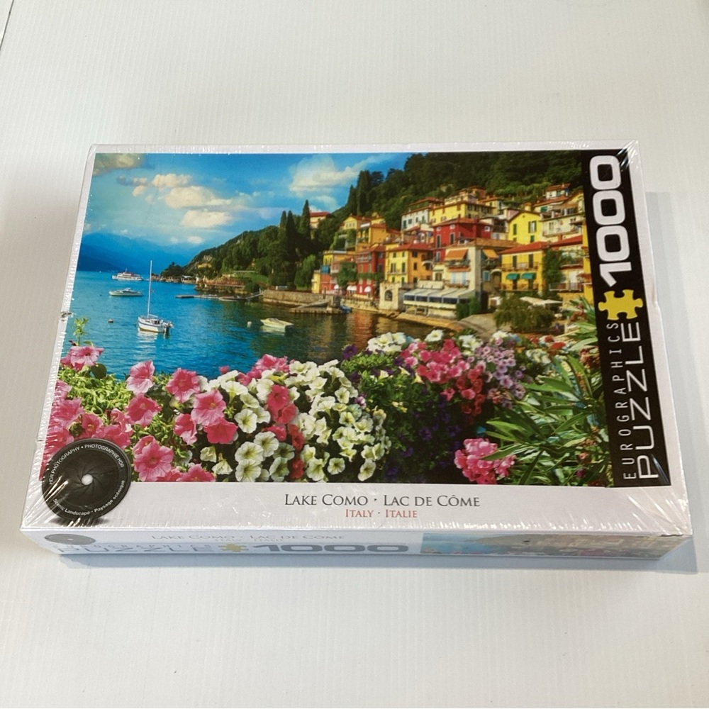 Lake Como, Italy 1000 Piece Jigsaw Puzzle Eurographics *read